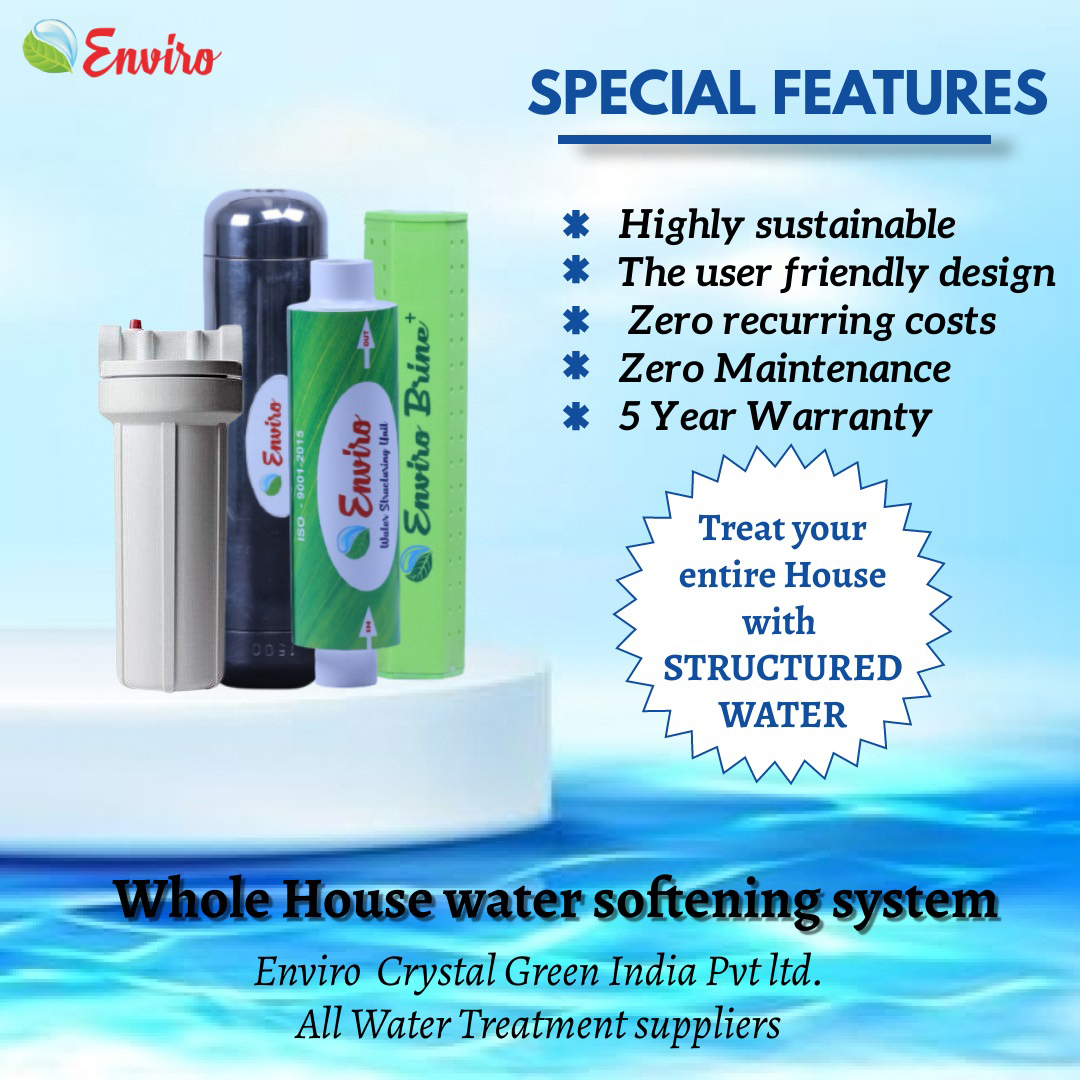 sruti engineers Balapur hyderabad - Enviro wholehouse water softening system
